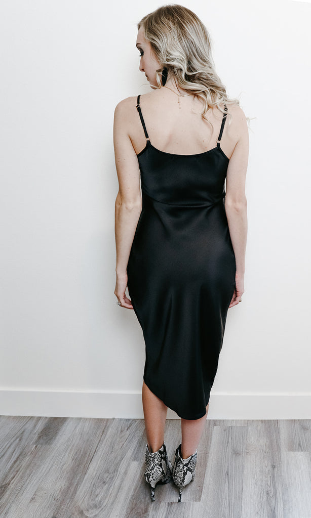 BISHOP + YOUNG Bias Cut Slip Dress - Black BISHOP + YOUNG Bias Cut Slip Dress - Black