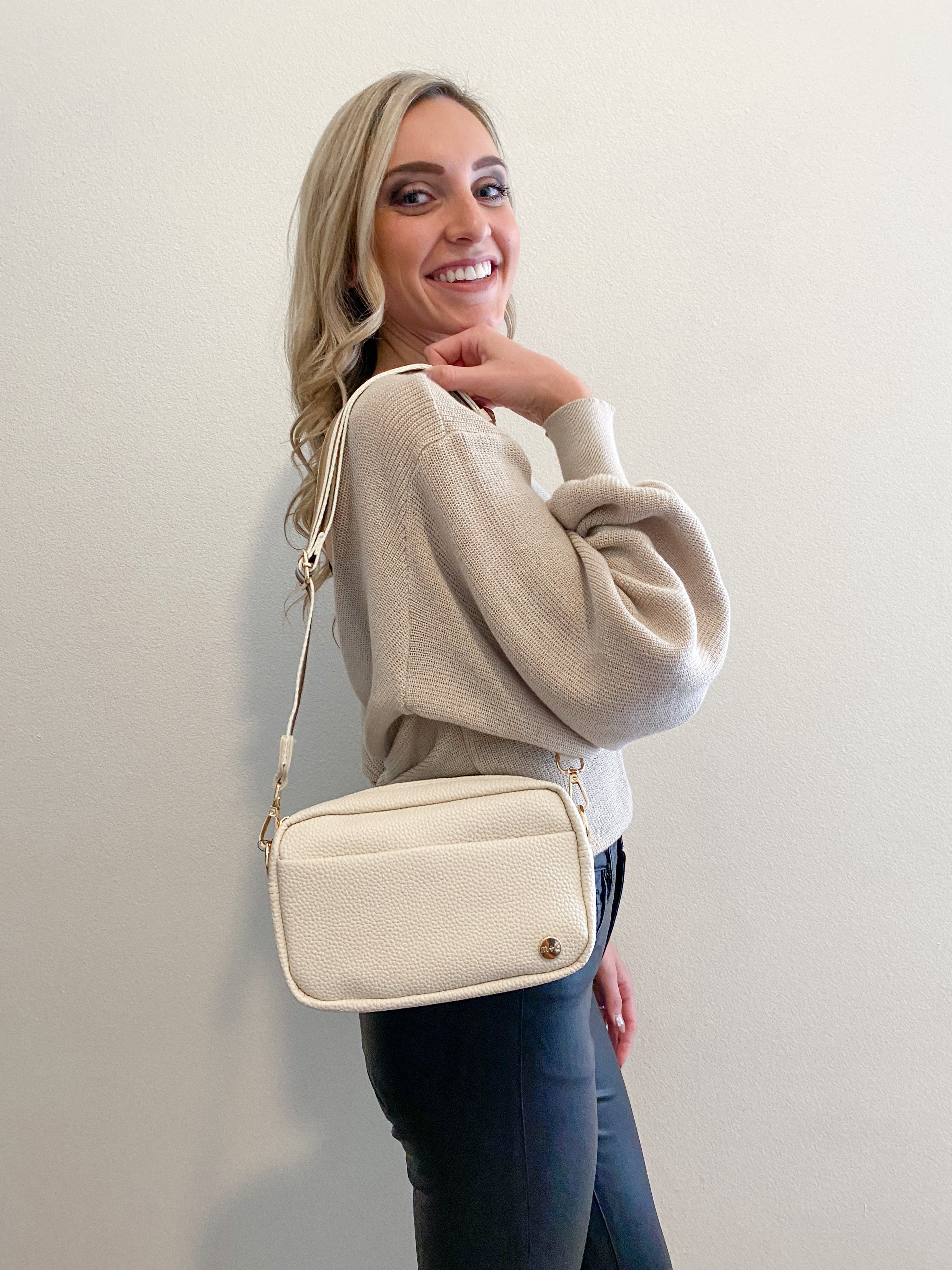 Everything I Need Crossbody - Cream | Styled Speechless, LLC